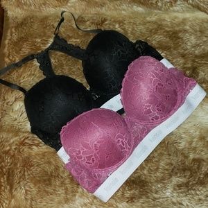 💘 Lace Push Up Bras